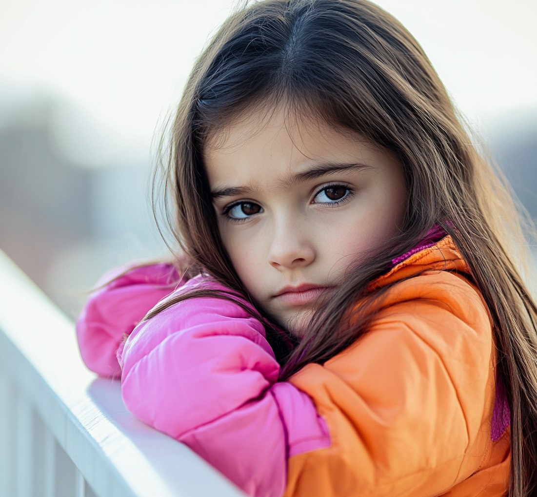 Little girl learning disability dyslexia